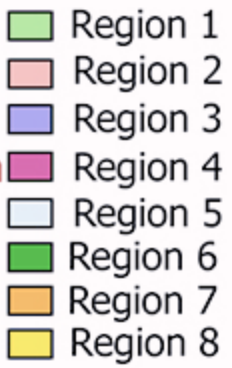 Region colors