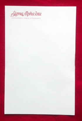 Letterhead 5.5 X 8.5